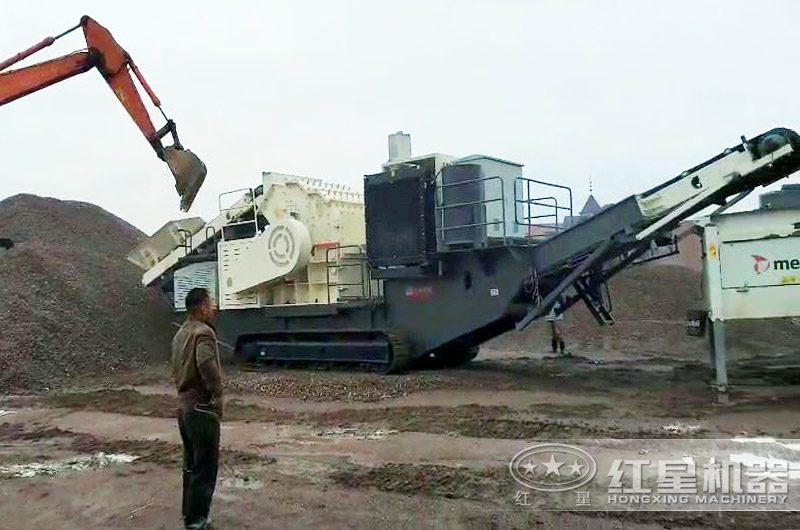 小型移動碎石機生產(chǎn)線